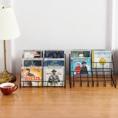 CD DVD Metal Media Storage Rack by Rebrilliant
