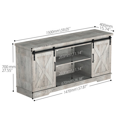 Aslee TV Stand for TVs up to 65"