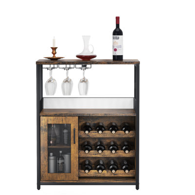 Weera Wine Bar Cabinet with Wine Storage
