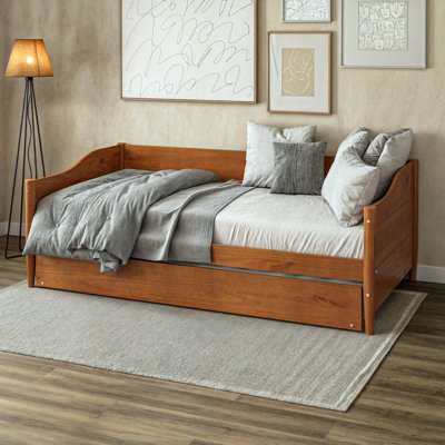Anayelli Solid Wood Classic Daybed with Trundle by Lark Manor