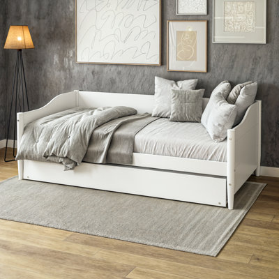 Anayelli Solid Wood Classic Daybed with Trundle by Lark Manor