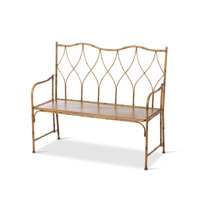 Roanoke Metal Porch Bench by Park Hill Collection