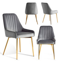 Maulsby Tufted Velvet Dining Chair by Everly Quinn
