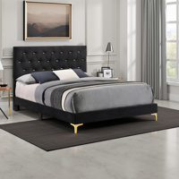 Khanyla Tufted Upholstered Standard Bed