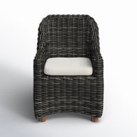Pembrook Patio Dining Armchair with Cushion by Birch Lane