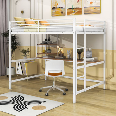 Aahaan Full Loft Bed with Built-in-Desk by Isabelle & Maxâ„¢ by Isabelle & Max
