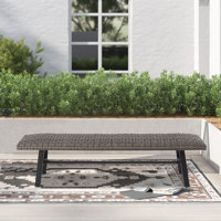 Metal Outdoor Bench by Red Barrel Studio