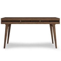 Clarkson 60"W Solid Acacia Wood Desk, Contemporary Style with 3 Drawers by Simpli Home