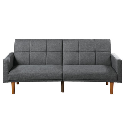 Reste 80" Wide Tufted Back Convertible Sofa by Latitude Run
