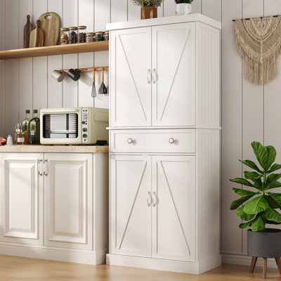 Ashyiah 72" Kitchen Pantry by August Grove