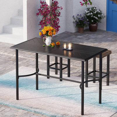 Alyne Metal Bar Table by Lark Manor
