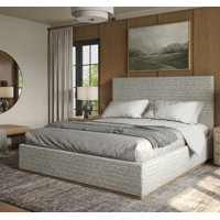 Monaco Upholstered Bed with Soft Corners, Edvards by Latitude Run