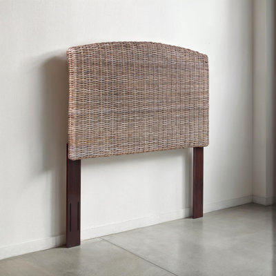 Carlino Rattan Panel Headboard by Beachcrest Home