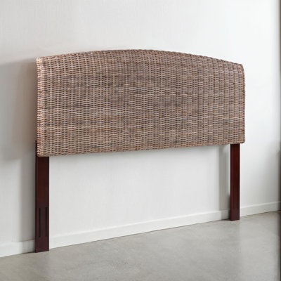 Carlino Rattan Panel Headboard by Beachcrest Home