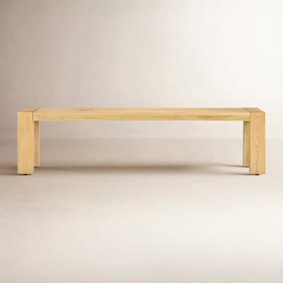 Block Wood Bench by AllModern