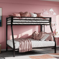 Koffler Kids Bunk Metal Bed Frame by Viv + Rae