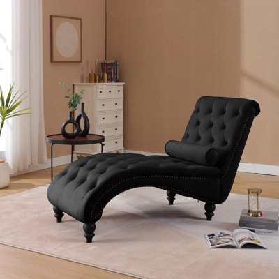 Naes Upholstered Chaise Lounge by Alcott Hill