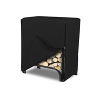 High Density Waterproof Outdoor Firewood Cover, All Weather Protection UV Resistant Wood Rack Cover by Arlmont & Co.