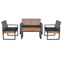 Wicker Outdoor Patio Sectional by Ebern Designs