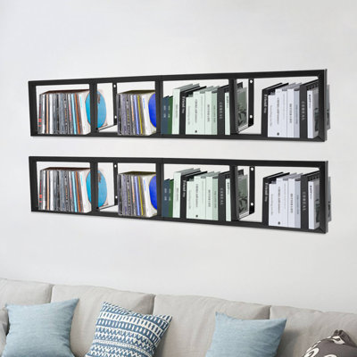 Multimedia Wall Mounted Media Storage by Ebern Designs