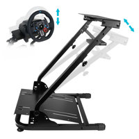 Steering Wheel Stand, Height and Angle Adjustable Racing Simulator for Logitech G25, G27, G29 by Inbox Zero