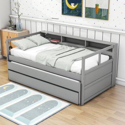 Dhruv Extra-long Twin Daybed with Trundle by Wildon Home
