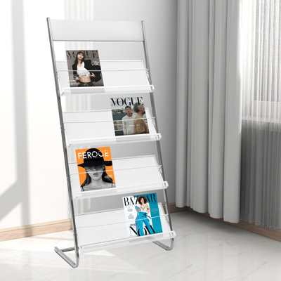 Bledi Metal Free Standing Magazine Rack by Latitude Run