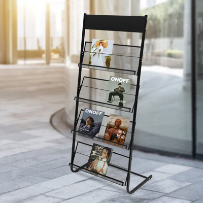 Pearisburg Metal Free Standing Magazine Rack by Inbox Zero