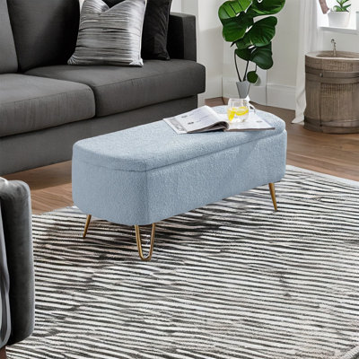 Maegann Upholstered Flip top Storage Bench by Mercer41