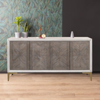 Maillie Four Door Wood Sideboard