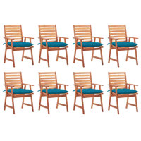 Ruybal Acacia Patio Dining Armchair with Cushion by Wildon Home