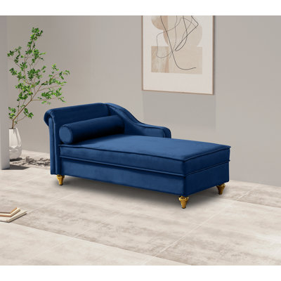 Garrad Upholstered Chaise Lounge by House of Hampton