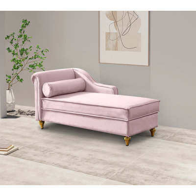 Garrad Upholstered Chaise Lounge by House of Hampton