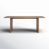 Keady Modern Butcher Block Solid Wood Dining Table by Corrigan Studio