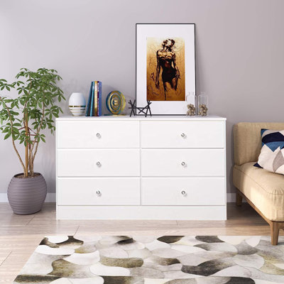 Keerica 6 Drawer 47.2" W Double Dresser by Latitude Run