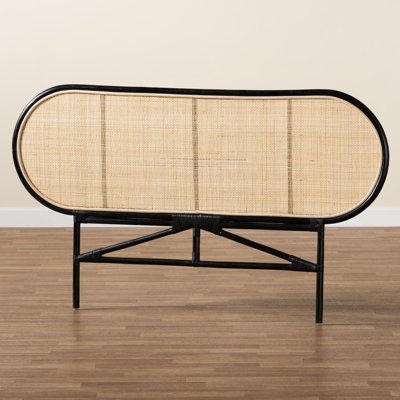 Beckworth Queen Rattan Panel Headboard by Bay Isle Home