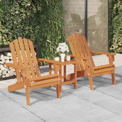 Patio Adirondack Chairs Solid Wood Acacia by Red Barrel Studio