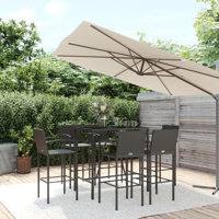 Cott Bar Set with Wicker Outer Material by Latitude Run