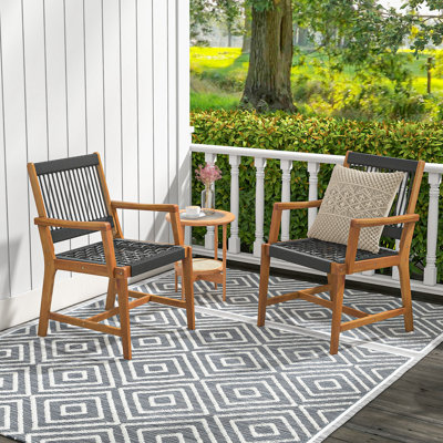 Hinna Patio Dining Armchair by Red Barrel Studio