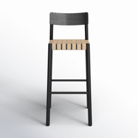 Hursten Leather Stool by Birch Lane