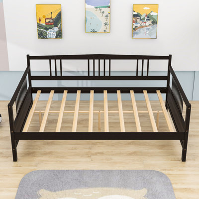 Elfers Full Size Wooden Daybed with Support Legs and Legs by Wildon Home
