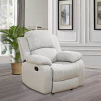 Ashani Flannel Reclining Armchair for Living Room