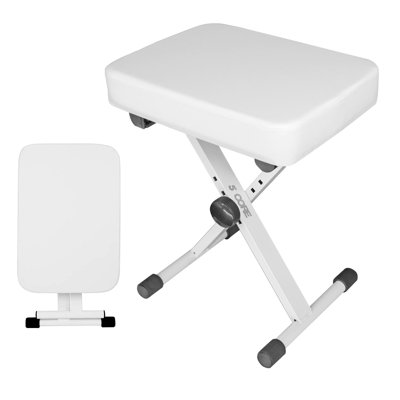 5 Core Keyboard Bench X Style Piano Stool Heavy Duty Adjustable Keyboards Chair Naeshaun by Ebern Designs