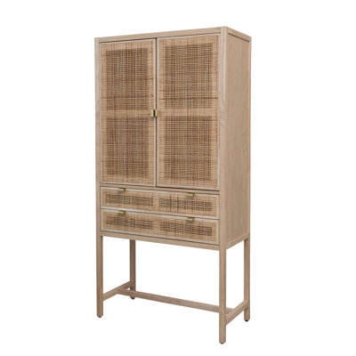 Canishia Solid Wood Accent Cabinet by Bayou Breeze