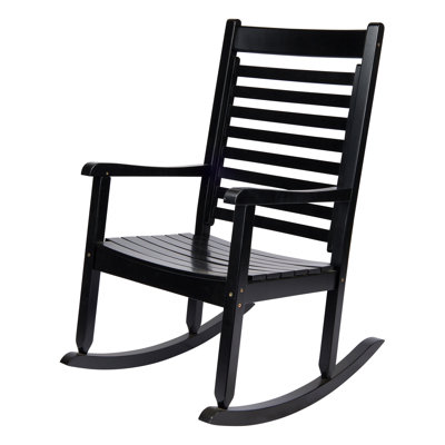 Alexander Oversized Solid Wood Indoor/Outdoor Rocking Chair by Red Barrel Studio