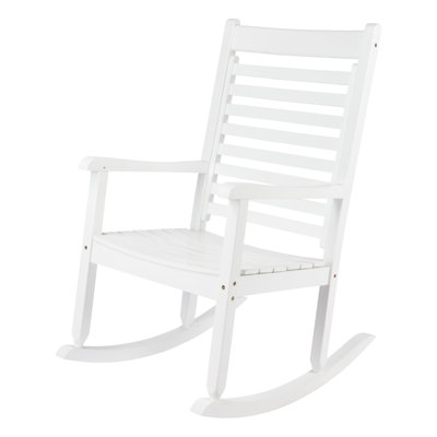 Alexander Oversized Solid Wood Indoor/Outdoor Rocking Chair by Red Barrel Studio