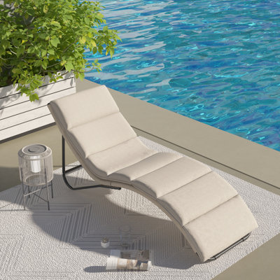 Nikahat 69.25" Long Single Chaise with Cushions by Ebern Designs
