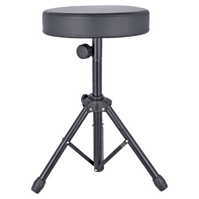 5 Core Drum Throne 3 Inch Thick Padded Comfortable Guitar Stool Drummer Chair Height Adjustable Musician Seat For Adults And Kids Dumbleton by Wrought Studio