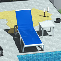77" Long Reclining Single Chaise by Latitude Run