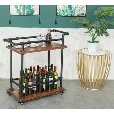 Woosley 3 Tier Bar Cart by Williston Forge